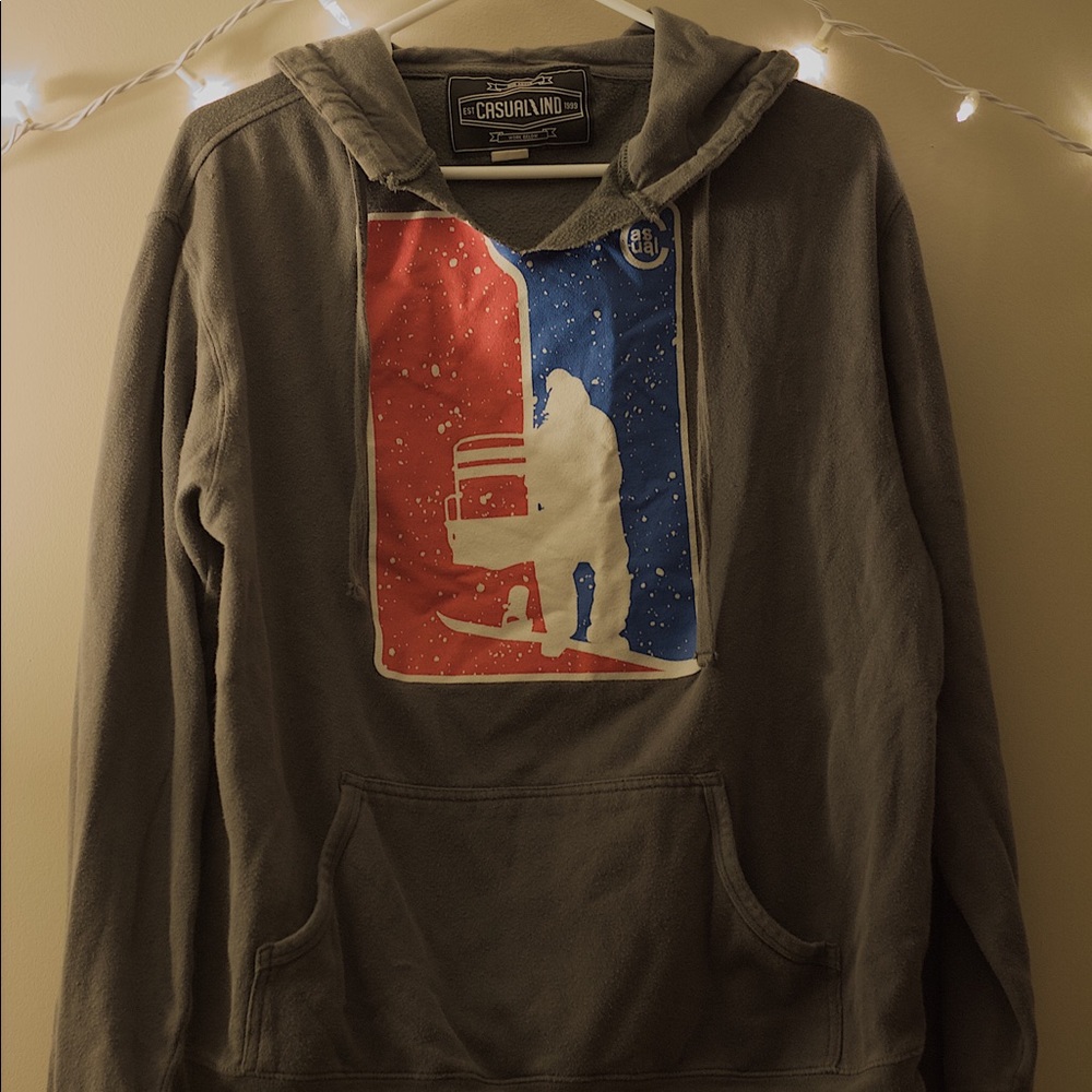 Comfy snowboarder hoodie